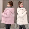 2020 New Winter Jacket Women Parkas Hooded Thick Cotton Padded Parka Female Jacket Short student Coat Slim Warm Outwear G735