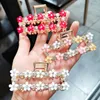 1 stks Nieuwe Aankomen Metalen Grote Grip Clip Gekleurde Bloemen Rhinestone Haarspeld Pan Claw voor Dames Meisje Haaraccessoires Hoofddier