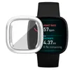 Zachte TPU-zaak voor Fitbit Sense / voor Fitbit Versa 3 Band Waterdichte Horloge Shell Cover Screen Protector Beschermende Bumper Factory Direct