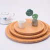 Multipurpose Bread Coffee Tea Tray Bamboo Fruit Plate Bamboo Serving Tray For Home Hotel Cigarette Rolling Trays