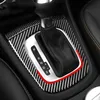 Car Interior Decoration Moulding Carbon Fiber Gear Shift Control Panel Car Stickers and Decals for Audi Q3 2013-2018 Accessories
