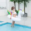 Unicorn Pool Float Madrass Swimming Circle Uppblåsbar solstol Vuxen Pool Toys Beach Swimming Air Madrass1165801