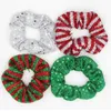 Christmas hair tie Women Girls Xmas Elastic Ring Hair Ties Hair Accessories Ponytail Holder Hairbands Rubber Band Scrunchies