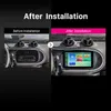 Sistema multimídia de vídeo de 9 polegadas Android 10 para Mercedes-Benz Smart Fortwo 2015-2016 com Bluetooth USB WiFi Support SWC