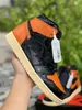 New 3.0 Black OrangeToe Mens 1 1s Shattered Backboard Basketball shoes Men Sports Fashion Designer Outdoor Shoes