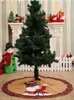 Kerstboom Rok 105cm Tree Rok Linnen Merry Christmas Tree Decoration Xmas New Year Decor Hotel Shopping Mall levert BT551