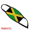 3D stampata vento Trinidad Guyana Giamaica Fiji Flag e polvere del respiratore di design maschera di protezione transfrontaliere faccia traspirante maschere GWF1894