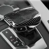 Auto Accessories Carbon Fiber Gear Shift Cover Decoration Sticker Protector for Audi A3 A4 A5 A6 A7 Q5 Q7 S3 S6 S7 Car Styling