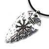 Vegvisir brújula amuleto vikingo joyería mujer hombre colgante collar nórdico talismán regalos del Día del Padre 202012564976