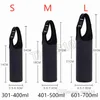 new Neoprene Water Bottle Sleeve with Hand Strap Glass Water Bottles Holder Outdoor Portable Cooler Insulated Drink Bottle Cover T500204