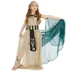 Costumes d'halloween pour enfants garçon fille egypte ancienne pharaon égyptien cléopâtre robe Cosplay Prince princesse fantaisie fête de carnaval