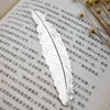 7 Kolory Metal Feather Bookmark Dokument Mark Książki Office School Supplies Chiński Prezent WB2604