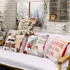 18-Zoll-Kissenbezüge, weihnachtlicher dekorativer Couch-Kissenbezug, quadratischer Kissenbezug für Sofa, Couch, Bett, Auto, JK2009XB