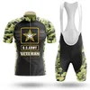 Nowy 2024 US Army Cycling Team CCC Jersey 19D Pad Bike Shorts