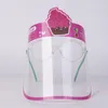 Cartoon Children Face Shield med Frame Full Face Protective Mask Antifog Transparent Pet Kids Mask HA15735470619