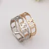 Bangle 18MM Wide Version Of The Hollow Roman Digital Spring Bracelet Exaggerated Fashion Rose Gold Accessories Jewelry Wholesale