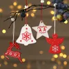 クリスマスの装飾2020ペンダントパーソナライズされた木の装飾品子供の贈り物のつまらない屋外のウッズさのDIY 7 9JH F2