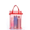 100 pcs jóias bolsa de exibição cosmética presente gaze gaze organza saco com cabo de armazenamento de armazenamento bolsas de bebê bolsas de pacote 18 * 281