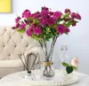 Simulation Decorative Flowers bouquet rose artificial decoration interior wedding hand holding flower