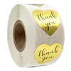 Thank You Sticker Round Love Heart Label Sticker Paster Decorate Supporting My Small Business Baking Festival Gifts Hot Sale 2 99jr F2