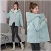 2020 New Winter Jacket Women Parkas Hooded Thick Cotton Padded Parka Female Jacket Short student Coat Slim Warm Outwear G735