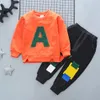 Fashion Boys Clothing Sets Full Sleeve Children Sweater T shirt Pants Kids Clothes Suit Baby Clothing For 15 Years74067378020863