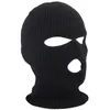 Beanie Balaclava Hat för Mens Womens Cykling Skidåkning Full ansiktsmask Tre 3 Hål täcker kepsar Sticka akryl Vuxna