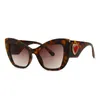 New ins popular luxury designer lovely cute heart flora leopard oversized fashion sunglasses for women girls ladies