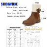 Femmes Fourrure d'hiver Bottes de neige chaudes Dames Bottines de laine chaude Bottines Chaussures confortables Plus Taille 34-43 Casual Femmes Mid Boots1