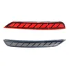 1 Pair LED Reflector Rear Fog Lamp For Subaru Forester 2008 - 2019 Car Rear Bumper Brake Light Dynamic Turn Signal Light265t