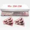 10styles 3D Vizon Kirpikleri Doğal Yanlış Eyelashes Yumuşak Makyaj Kirpikler Uzatma Makyaj Sahte Göz Lashes 3D Serisi