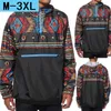 Moda homens moletom com capuz Casual fresco manga comprida Zip bolso Tether Trench Hip Hop impressão Retro Lazer Blusão Hoodies