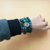 EDOTHALIA Unshaped Natur Apatit Stein 108 Perlen Mala Armband für Frauen-Mann-Liebhaber Yoga Meditation Armband Y200810