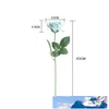 Shipping Dia 7.5cm Groothandel Charmante Kunstmatige Bruiloft Boeketten Lente Rose Bloemen Bloemen Bruiloft Home Hotel Desk Decoratie