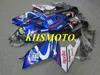 Injektionsgjutningssats för Aprilia RS125 06 07 08 09 10 11 RS 125 2006 2011 Blue White Fairings Set AA16