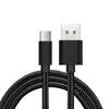 USB Kablosu C Tipi kablo Adaptörü Data Sync Metal Şarj Telefonu Adaptörü Kalınlığı Güçlü Örgülü mikro usb kablosu