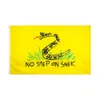 Gadsden vlag Freeshipping 9 Styles Direct Factory Groothandel 3x5fts 90x150cm Trap niet op mij Tea Party Rattle Snake Banner USA USA