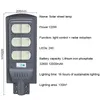 2020NEW Lâmpadas solares LED Solar Street Light 90W 120W 160W PIR MOGY SENSOR CONTROL