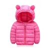 O outono, meninas, meninos de inverno Jackets Casual Moda Casual Snowsuit Snowed Hooded Kids mais grossos casaco de casaco para crianças externas BC1355 06300239