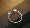 Moda Cubic Cyrkon Crystal Butterfly Pierścionki dla Kobiet Platinum Plated Obrączki Biżuteria Otwarty Regulowany Palcem Pierścień EPACTE