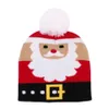 Chapéu do Natal do inverno malha Quente bebê crianças Gorros Caps Christmas Deer boneco de neve Urso Papai Noel da menina do menino Chapéus Caps DHL