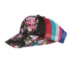 Joymay 2020 Meash Cap Boné Mulheres Floral Snapback Mesh Bonés Casuais Ajustável Caps Drop Shipping Aceito B544