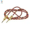 100pcs/lot AUX Audio Cable 3.5mm male High Quality Stereo new ethnic style AUX Cable Cord for Car Headphone Speaker Computer mp3