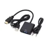 1080P HD Male to VGA Female Cable Converter Digital to Analog Video Audio Power Supply HDTV Adapter For Tablet