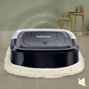 Robot dammsugare Uppladdningsbar automatisk renare golv elektrisk mop maskin är för hem svart1