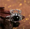 2022 Dier Ring Grappige Zwarte Tummy Spider Halloween Aanwezig Vinger Ringen Voor Jongens Meisjes Creatieve Sieraden Ring Drop20807022597795