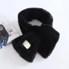 Écharpe en peluche mode femmes et hommes foulards garder au chaud marque Designer 6 couleurs cadeau de Noël