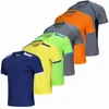 Мужчины с коротким рукавом Выжитие спорт бегущая рубашка дышащая баскетбол футбол тренировка фитнес футболка тренажерный зал одежда спортивная одежда