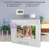 ZHUDELE 7 polegada com fio LCD Monitor Intercom Câmera Vídeo Phone Phone Doorbell 110-240V Video Phone1