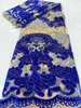 Ribbon Nigerian Velvet Lace Fabrics African Fabric 2022 H￶gkvalitativt material med stenar franska s￶mnad YA3498B-4